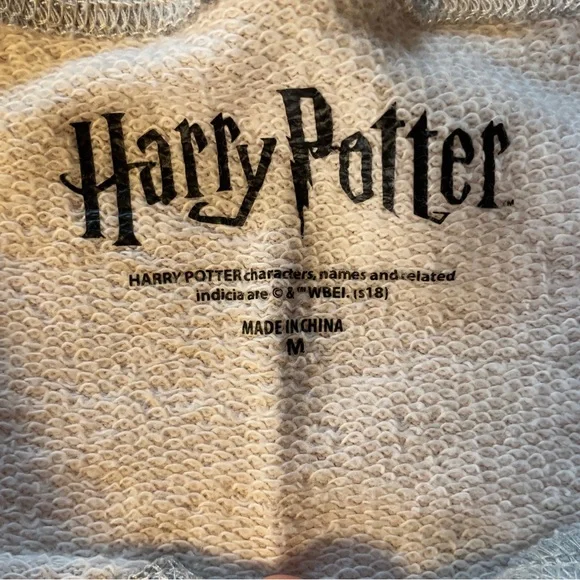 Warner Bros. Harry Potter Gray Kids Pajamas set size M FREE SHIPPING - Picture 2 of 10
